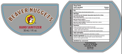 Image Description (30 mL Hydrating Mist Hand Sanitizer With Silicone Keychain Holder   Beaver Nuggets)